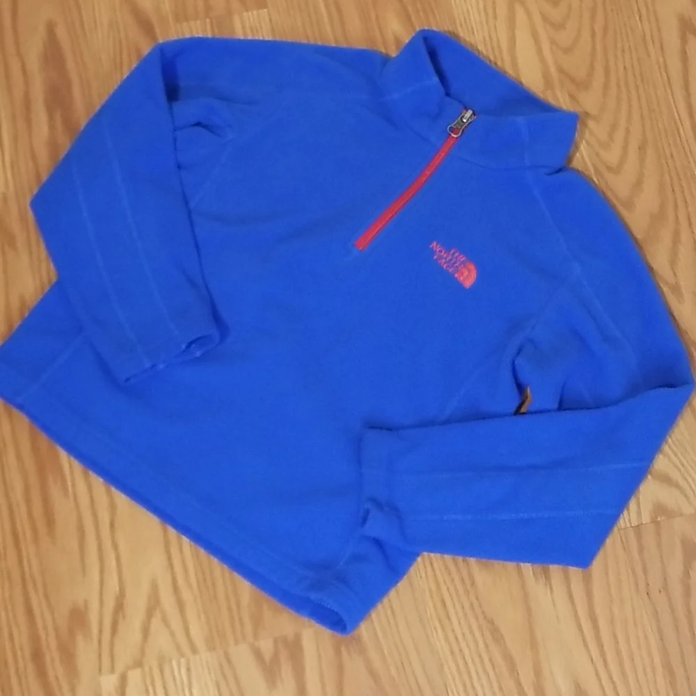 The Northface fleece pull over jacket xs 6